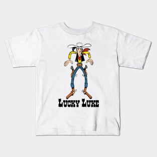 funny comic cowboys Kids T-Shirt